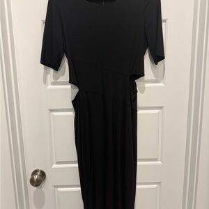 Alexander Wang Black Asymmetrical Dress